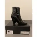 Niki patent leather ankle boots Saint Laurent