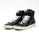 Pierre Hardy Patent leather high trainers for sale