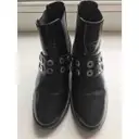 Patent leather boots Sandro