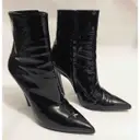 Buy Balenciaga Slash patent leather ankle boots online