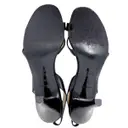 Slingback patent leather sandal Chanel - Vintage