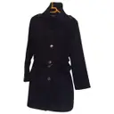 Black Polyester Coat Zara