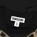 Black Polyester Top Moschino for H&M