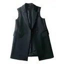 Black Polyester Jacket Oversize TALLY WEIJL