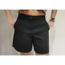 Black Polyester Shorts Pinko