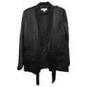 Black Polyester Jacket Rachel Zoe
