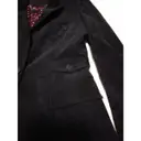 Black Polyester Jacket Roberto Cavalli
