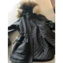 Black Polyester Coat Zapa