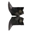 Pony-style calfskin ankle boots Burberry