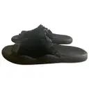 Black Rubber Sandals Christopher Kane