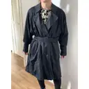 Silk trench coat Burberry - Vintage