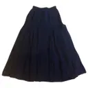 Black Silk Skirt Chanel