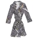WRAP AROUND DRESS WITH GEOMETRICAL PRINT Diane Von Furstenberg