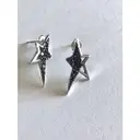 Silver earrings Thierry Mugler