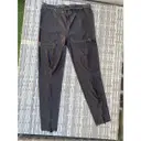 Buy Yves Saint Laurent Black Spandex Trousers online