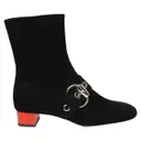 Black Suede Ankle boots Gucci