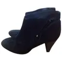 Black Suede Ankle boots Maje