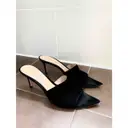 Buy Gianvito Rossi Black Suede Sandals online