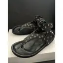 Buy Isabel Marant Black Suede Sandals online