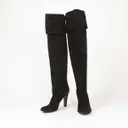 Michel Vivien Black Suede Boots for sale