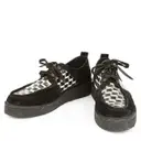 Pierre Hardy Black Suede Lace ups for sale