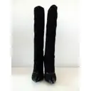 Black Suede Boots Bottega Veneta