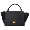 \"Trapèze\" shoulder bag in leather Celine
