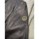 Buy Armani Jeans Vegan leather biker jacket online