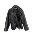 Vegan leather biker jacket BERSHKA