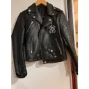Vegan leather biker jacket NEW YORK INDUSTRIE