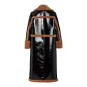 Vegan leather coat Stand studio