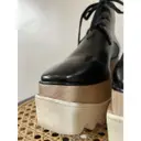Vegan leather lace up boots Stella McCartney