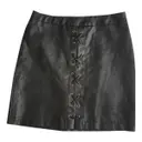 Vegan leather mini skirt Terranova