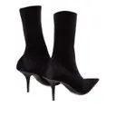 Velvet ankle boots Balenciaga