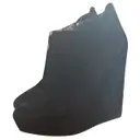 Velvet ankle boots Balmain