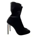 Velvet ankle boots Carolina Herrera