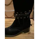 Velvet ankle boots Chanel