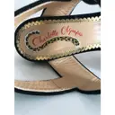 Velvet sandals Charlotte Olympia