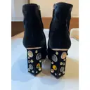 Velvet ankle boots Dolce & Gabbana