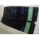 Buy Dries Van Noten Velvet mid-length skirt online