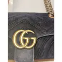 GG Marmont Chain Flap velvet crossbody bag Gucci