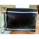Buy Moschino Velvet clutch bag online