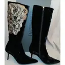 Velvet boots Pollini - Vintage