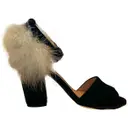 Velvet sandals Sonia Rykiel - Vintage