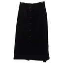 VLogo velvet mid-length skirt Valentino Garavani - Vintage