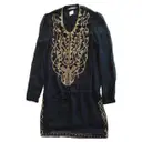 Black Viscose Dress Antik Batik