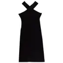 Black Viscose Dress Zara