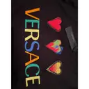 Black Viscose T-shirt Versace