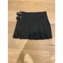 Wool mini skirt Burberry - Vintage