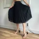 Wool mid-length skirt Dior - Vintage